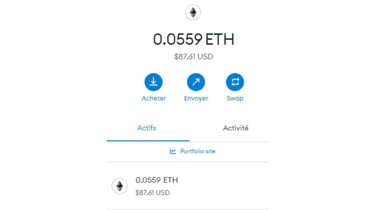 réseau eth sur metamask