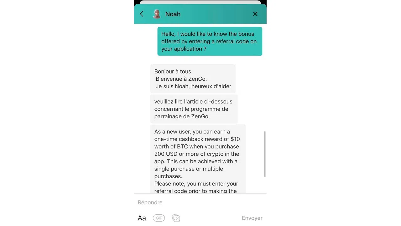 le support client est très réactif à nos questions