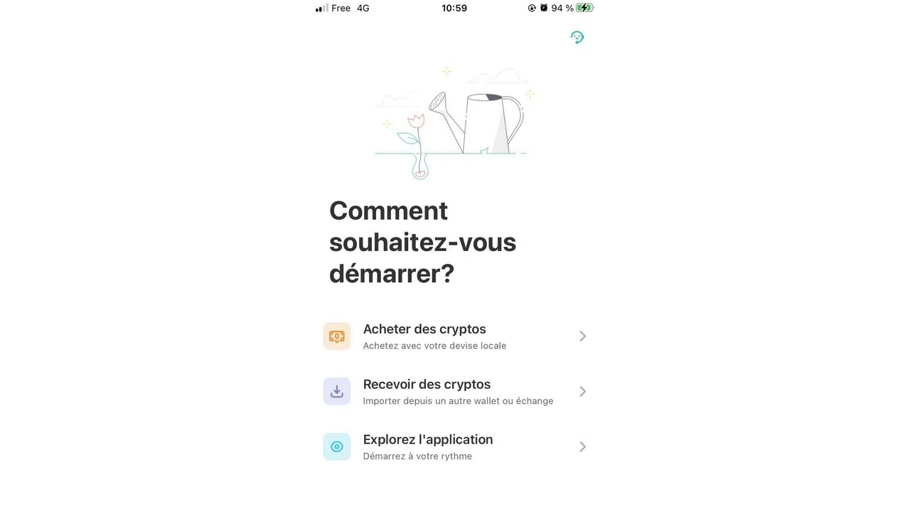 simplicité de l’application mobile zengo wallet crypto