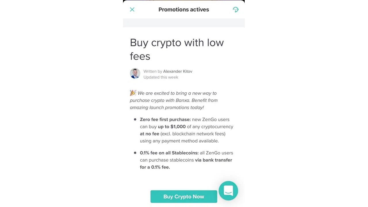 les différentes commissions et les frais pour l’achat ou la vente de crypto sur zengo