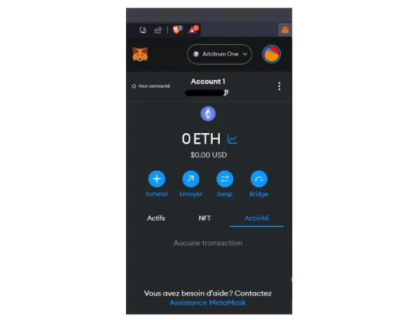 Recharger son portefeuille ZkSync