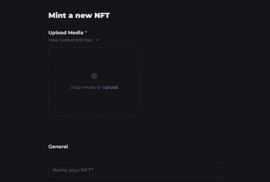 créer un nft zksync