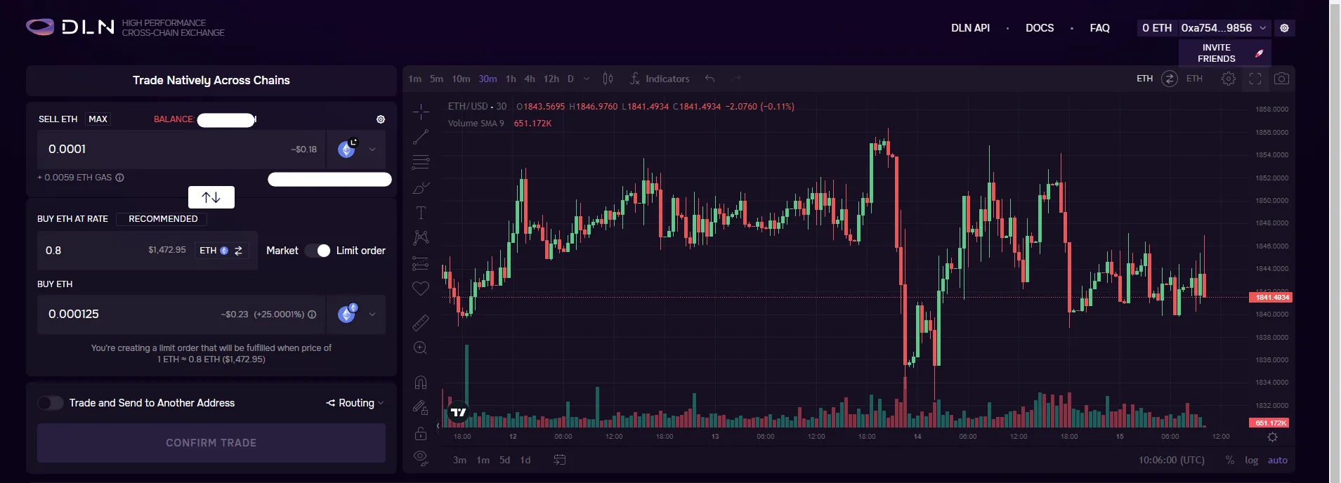 DLN Exchange cross chain airdrop linea