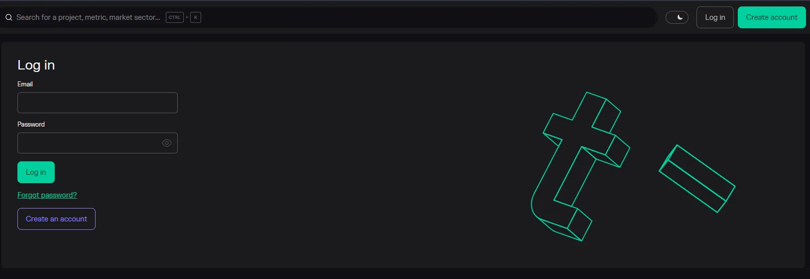 log in token terminal étape 1 airdrop