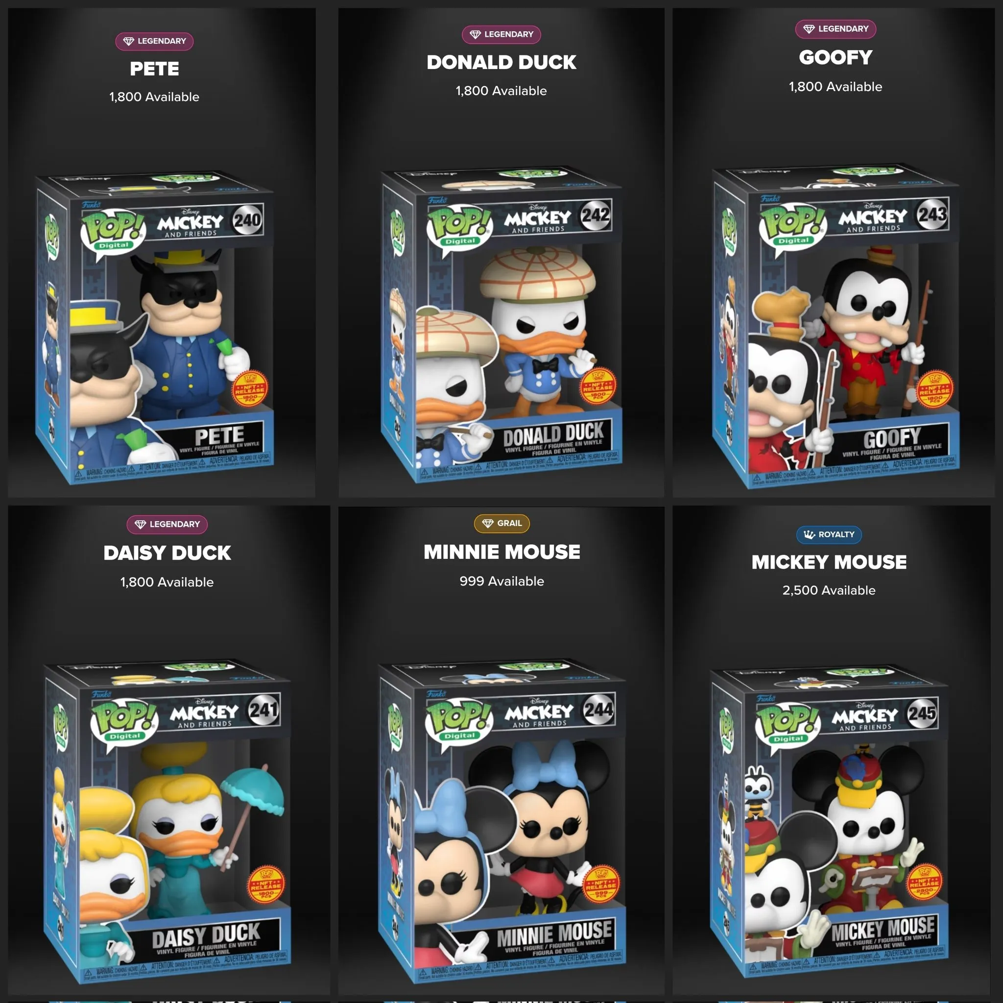 disney figurines pop numériques