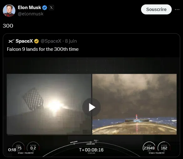 le tweet de elon musk