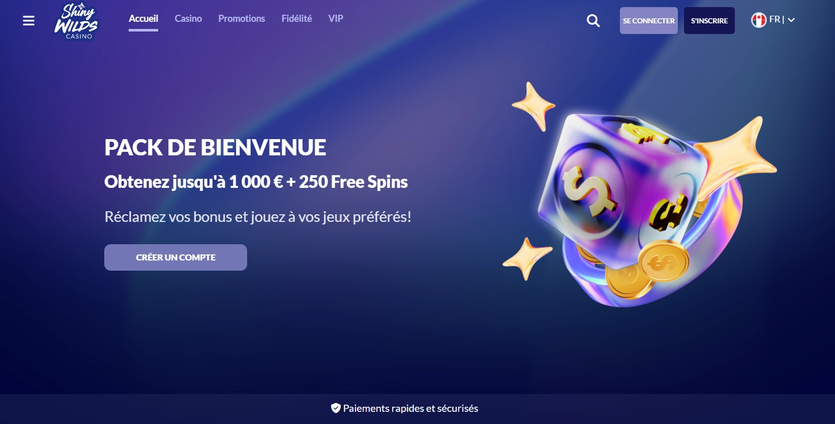 Shiny Wilds paiement en Litecoin