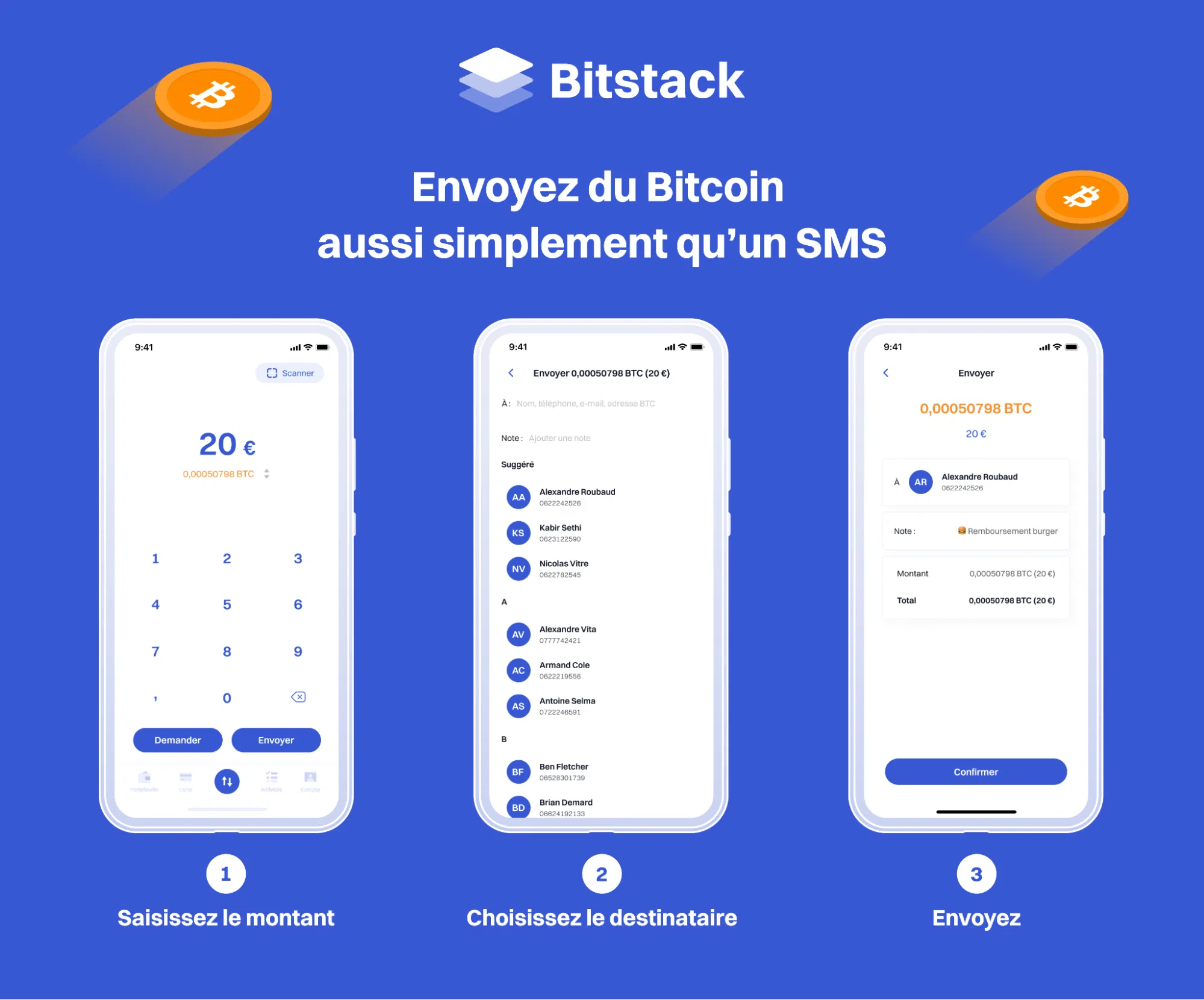 envoyer du bitcoin par sms avec bitstack