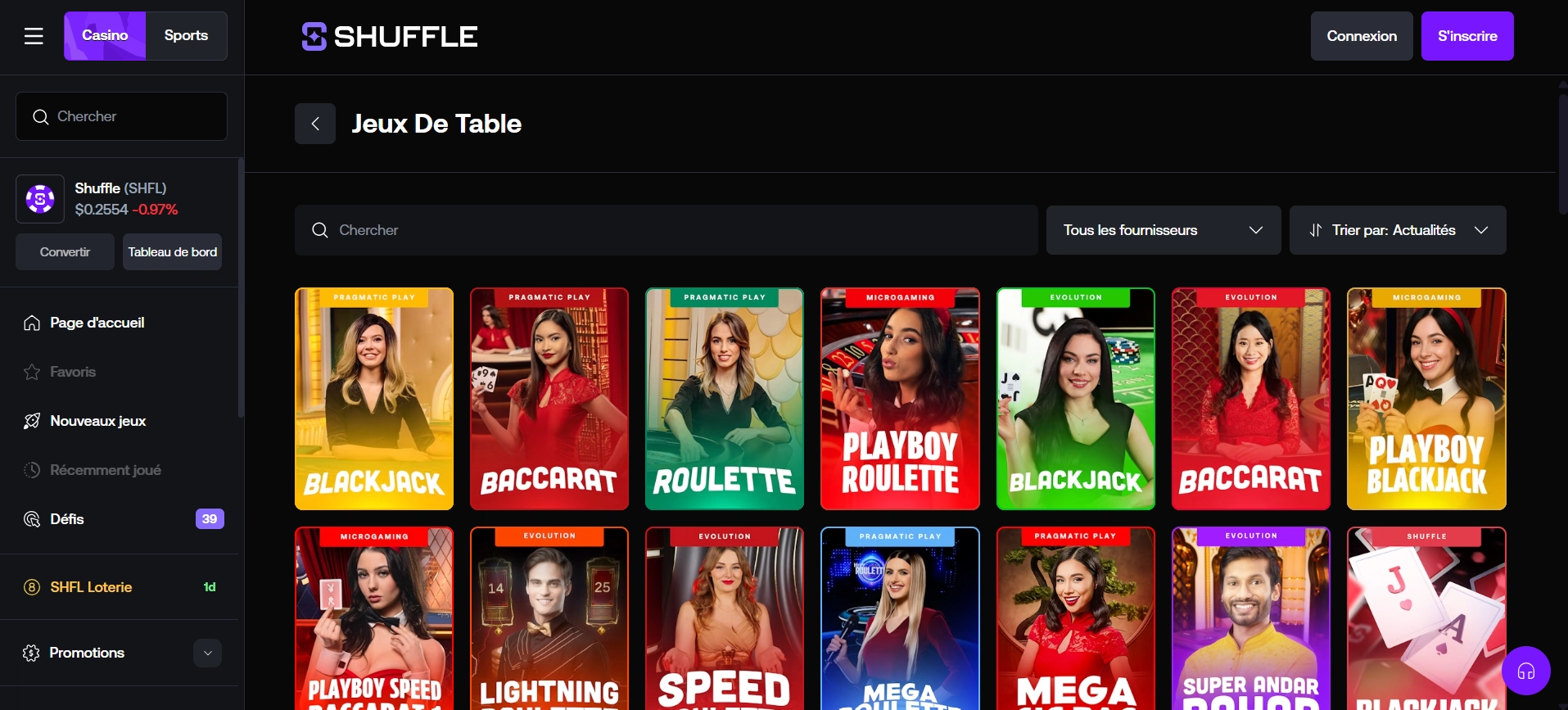 Les jeux de table