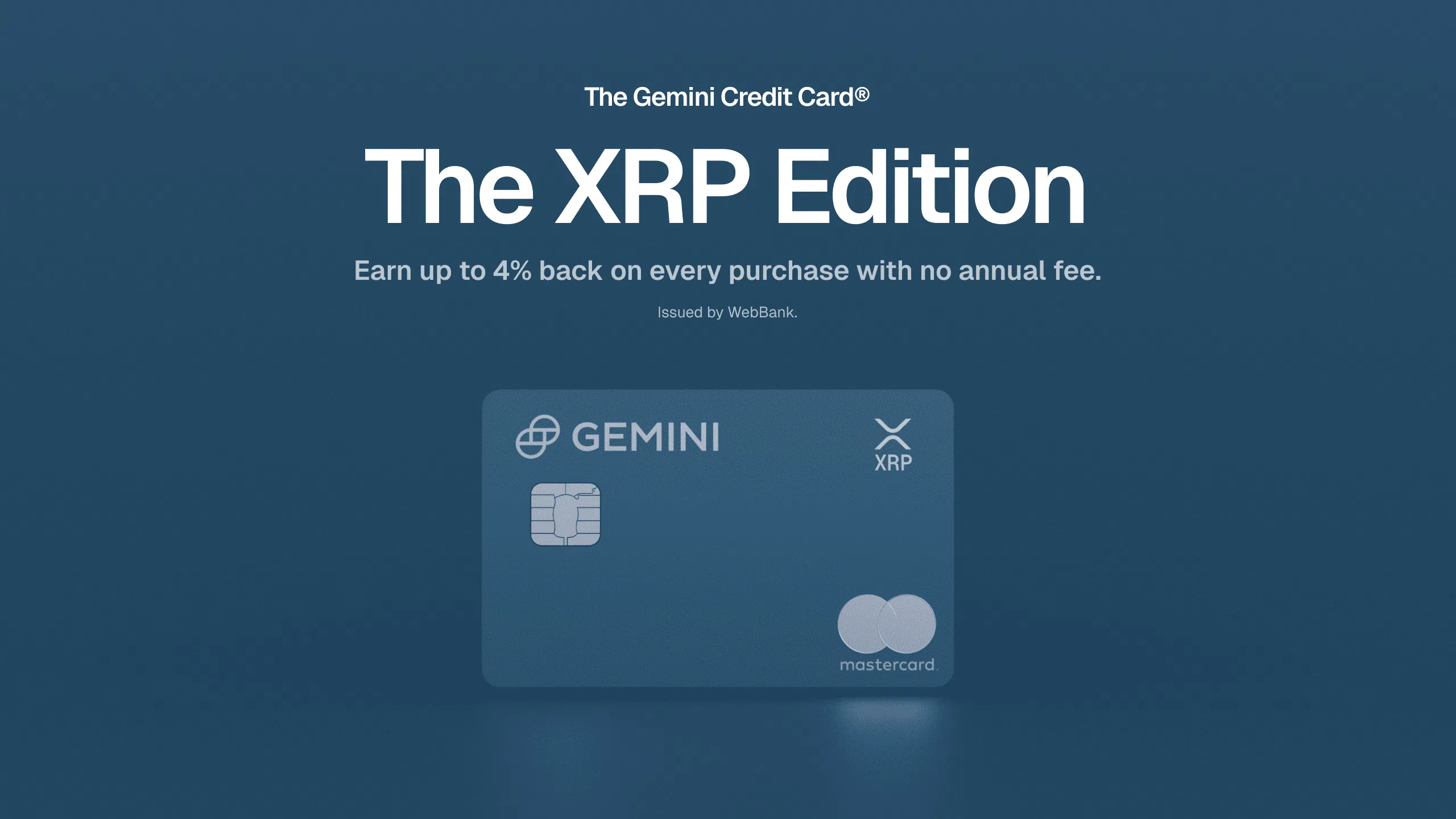 carte bancaire XRP de Gemini
