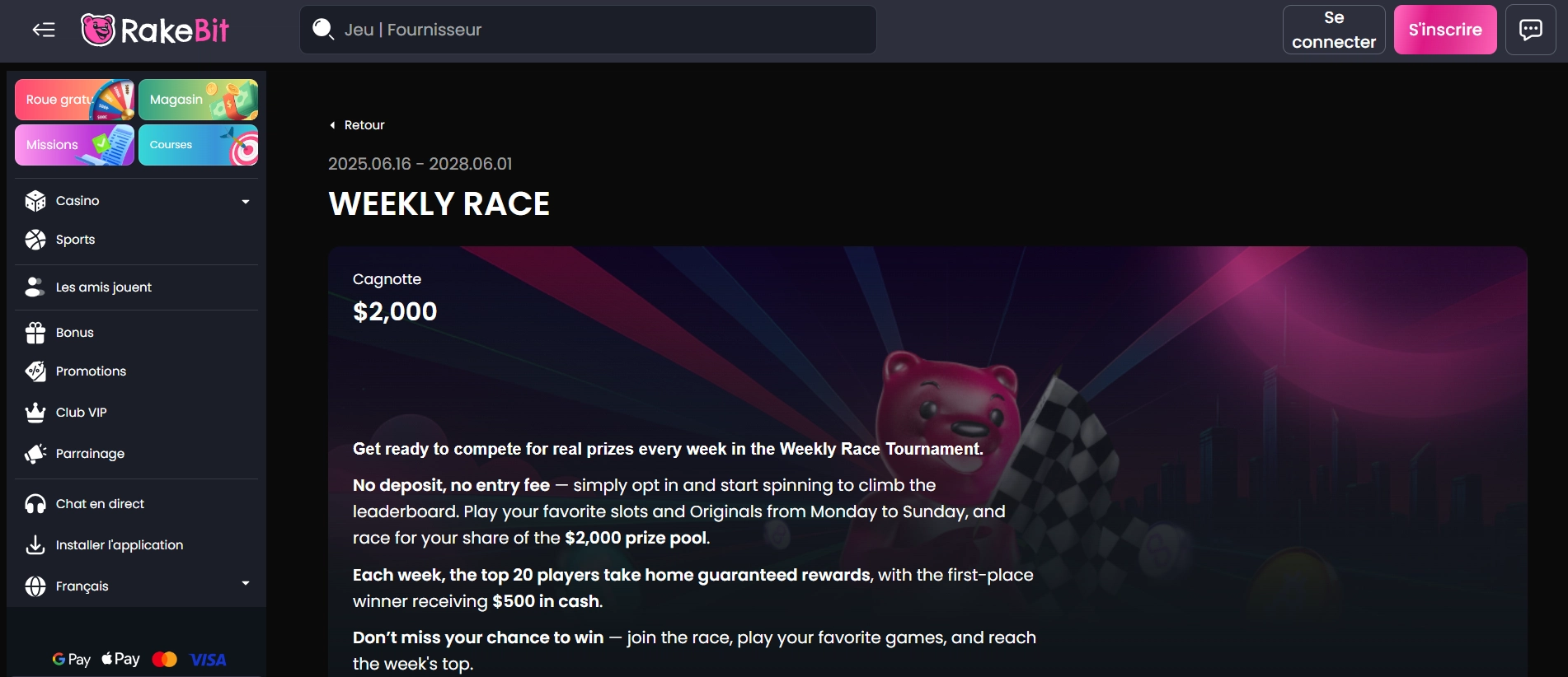 La weekly Race