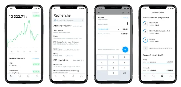 L'app mobile de Trade Republic