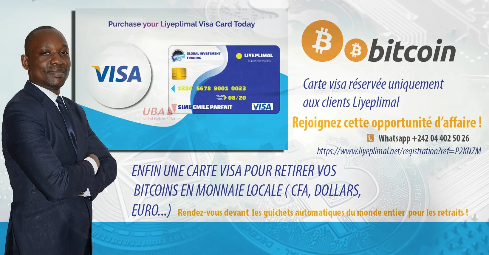 La carte Liyeplimal avec la banque UBA