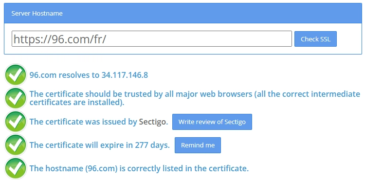 Certificat SSL