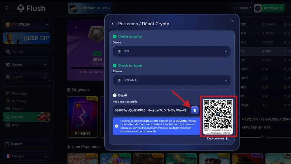 Déposer sur un casino sans 3DS : Parcours crypto