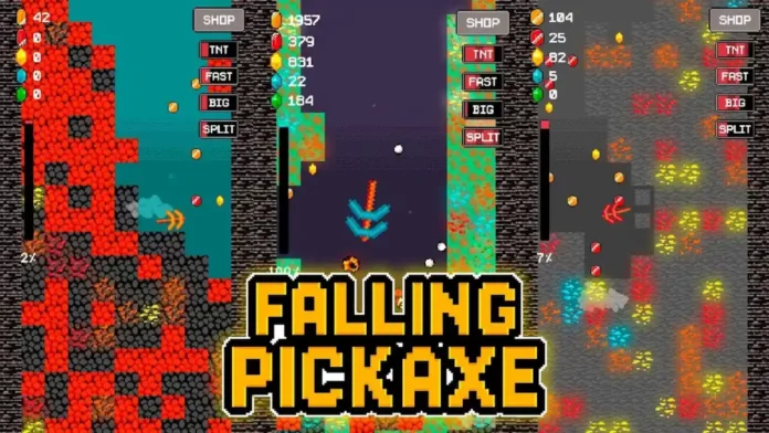 Falling Pickaxe