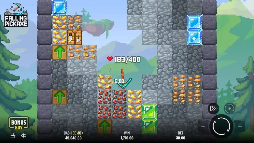 Jouer gratuitement à Falling Pickaxe